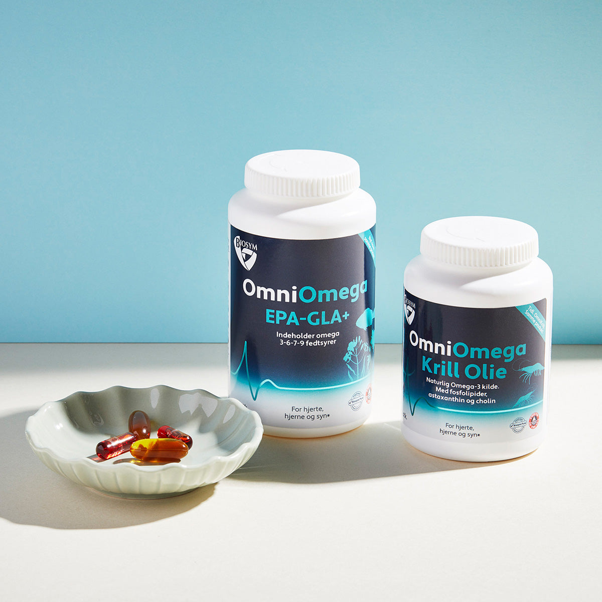 Biosym Omniomega Epa-gla+ | 100 kapsler fra Biosym på Mecindo.dk
