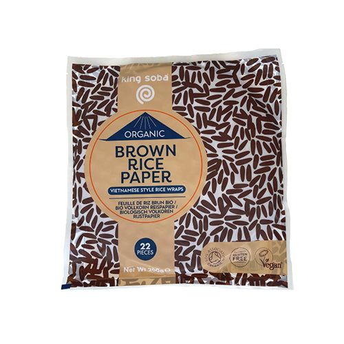King Soba Rispapir Fuldkorn Økologisk | 200 gr fra King Soba på Mecindo.dk