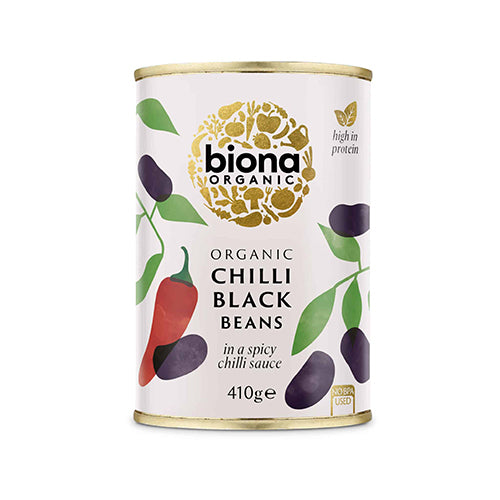 Biona Organic Sorte Bønner M. Chili Økologisk | 410 gr fra Biona Organic på Mecindo.dk