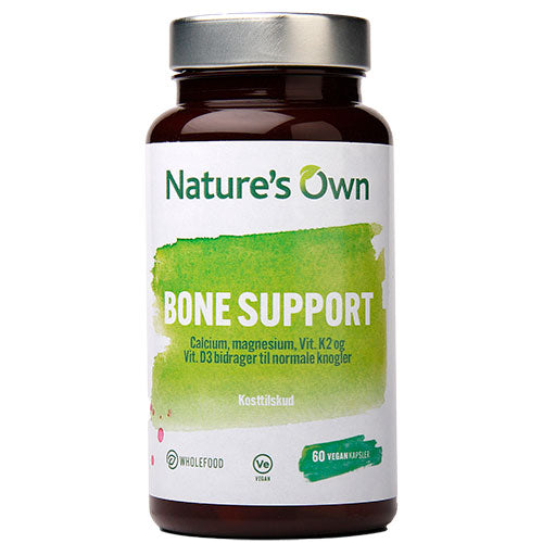 Natures Own Bone Support Wholefood | 60 kapsler fra Natures Own på Mecindo.dk