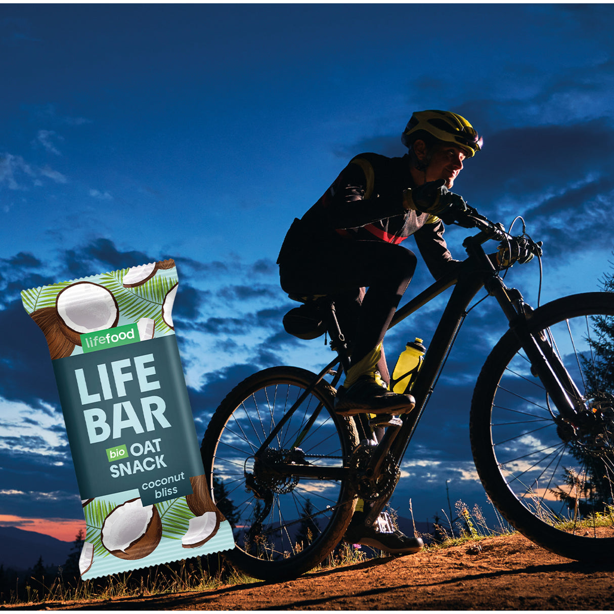 Lifebar Havre Snack Coconut Bliss Økologisk | 40 gr fra Lifefood på Mecindo.dk