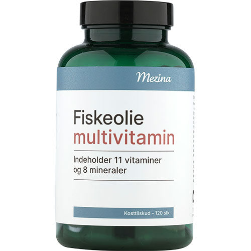 Mezina Fiskeolie multivitamin | 120 stk