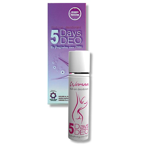 5 days deo Women | 30 ml fra 5 days deo på Mecindo.dk