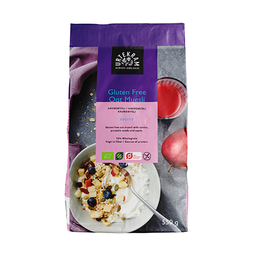 Urtekram Mysli Havre Glutenfri Økologisk | 550 gr fra Urtekram på Mecindo.dk