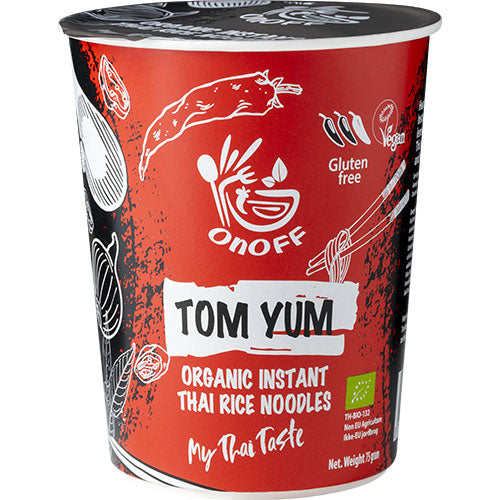 ONOFF SPICES Instant Nudelsuppe Tom Yum Økologisk | 75 gr fra ONOFF SPICES på Mecindo.dk