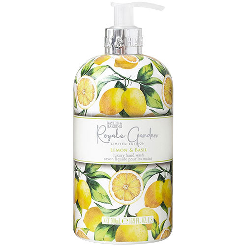 Baylis & Harding Hand Wash (500 ml) | Lemon & Basil fra Baylis & Harding Royale Garden på Mecindo.dk