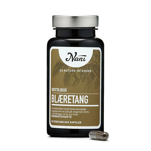 Nani Blæretang M. Jod | 90 kapsler fra Nani på Mecindo.dk