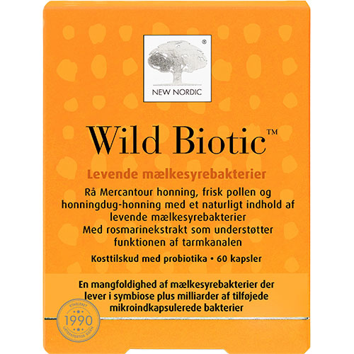 New Nordic Wild Biotic | 60 kapsler fra New Nordic på Mecindo.dk