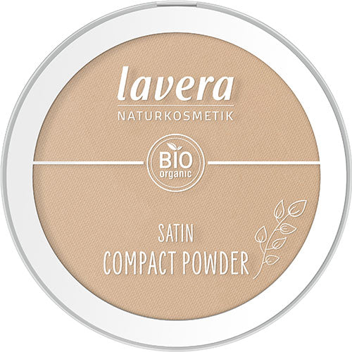lavera Satin Compact Powder (9.5 gr) | Tanned 03 fra lavera på Mecindo.dk