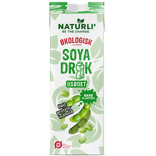 Naturli Sojadrik U. Sukker Økologisk | 1 ltr
