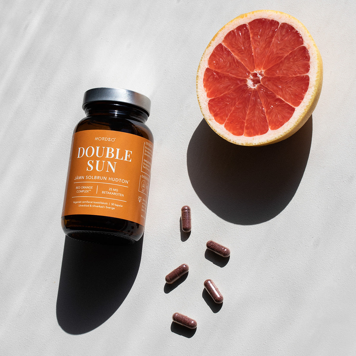 NORDBO Double Sun | 50 kapsler fra NORDBO på Mecindo.dk