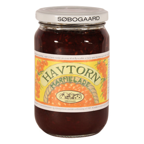 Søbogaard Havtornmarmelade M. Hele Bær Økologisk | 400 gr fra Søbogaard på Mecindo.dk
