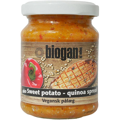 Biogan Sweet Potato Quinoa Smørepålæg Økologisk | 125 gr fra Biogan på Mecindo.dk