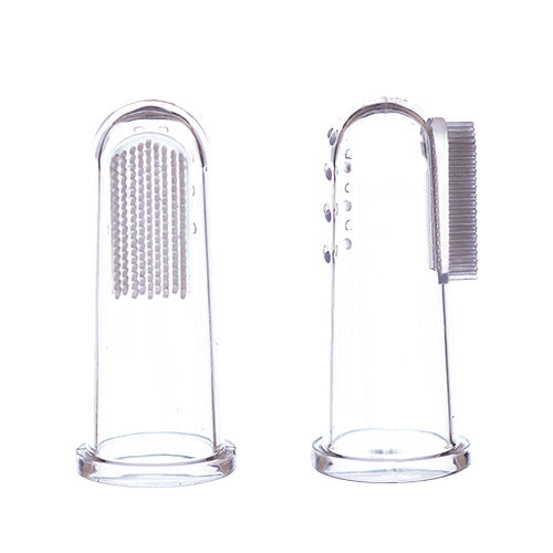 JackNJill Fingertandbørste Silicone 2 Stk fra JackNJill på Mecindo.dk