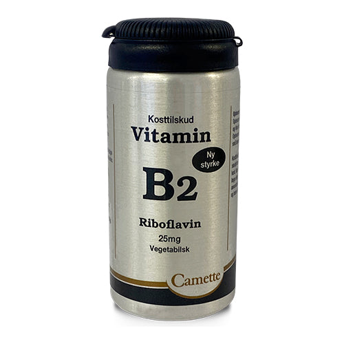 Camette Vitamin B2 | 90 Tabl. fra Camette på Mecindo.dk