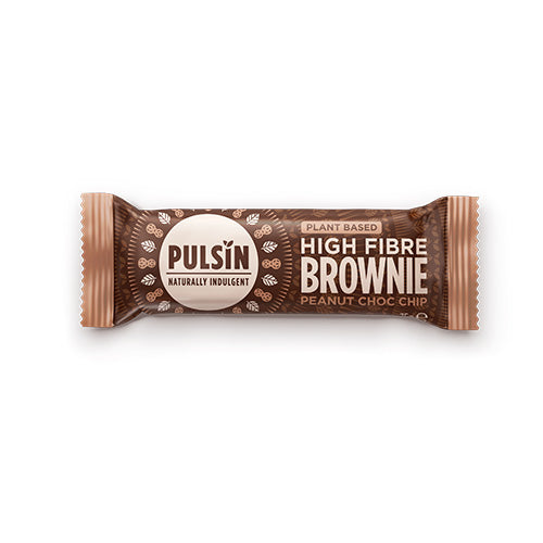 Pulsin Bar Med Peanut Choc Chip Raw Choc Brownie | 35 gr fra Pulsin på Mecindo.dk
