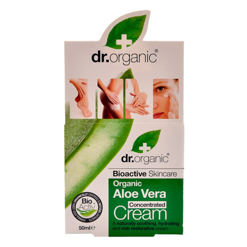 Dr. Organic Cream Aloe Vera | 50 ml fra Dr. Organic på Mecindo.dk