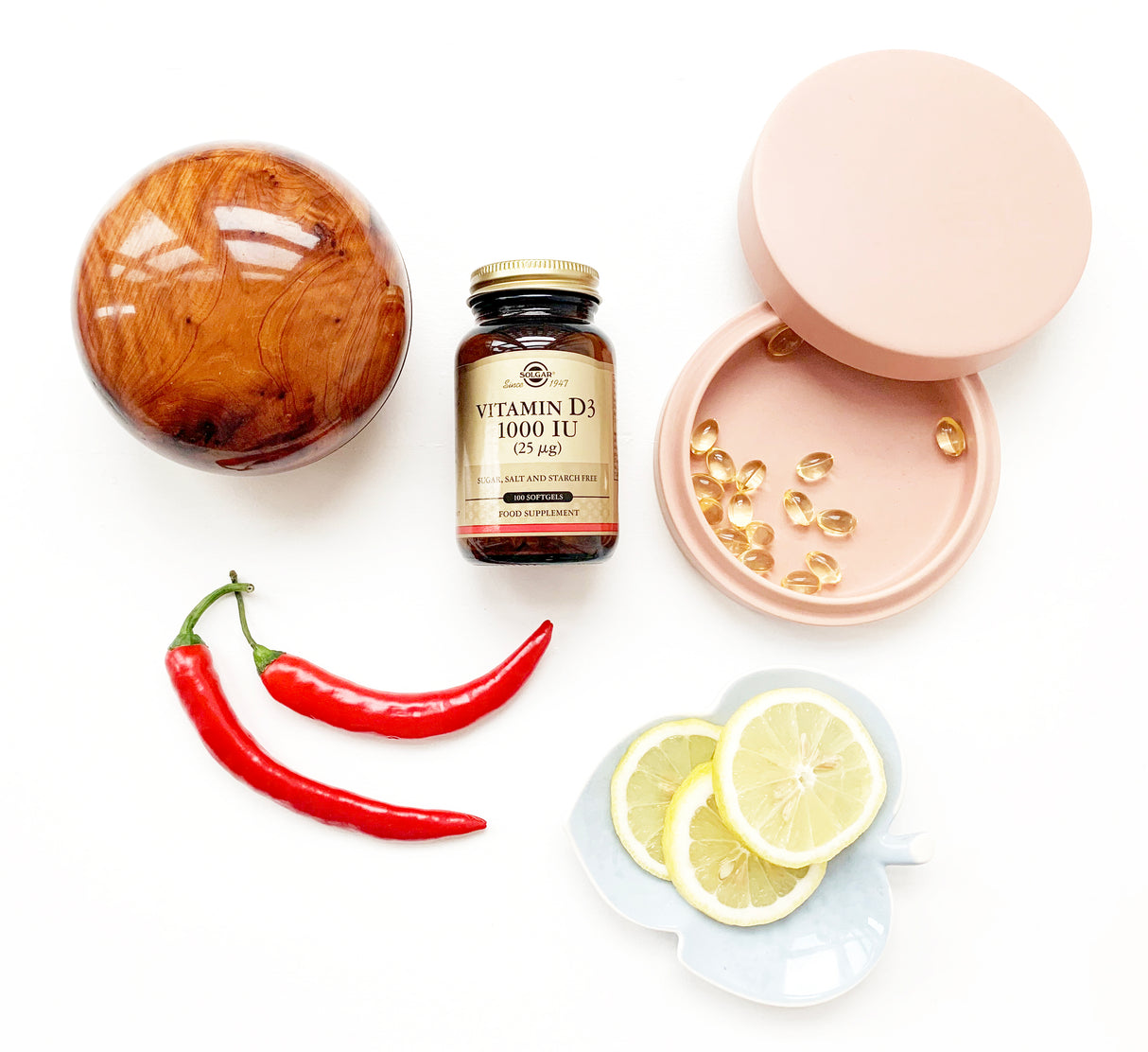 Solgar D3-vitamin | 100 kapsler fra Solgar på Mecindo.dk