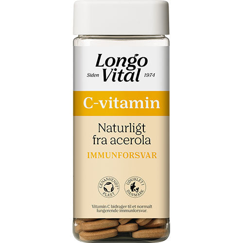 Longo C-vitamin | 150 Tabl. fra Longo på Mecindo.dk