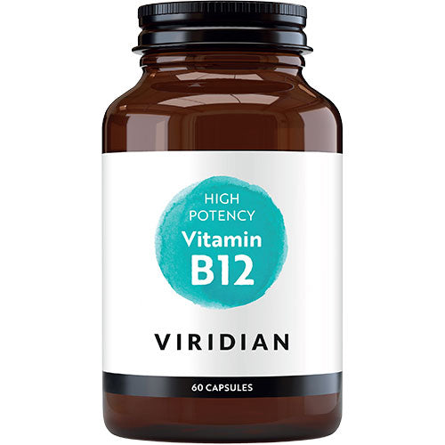Viridian Nutrition High Potency B12 Vitamin | 60 kapsler fra Viridian Nutrition på Mecindo.dk