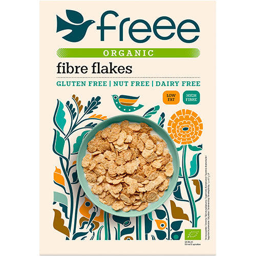 Organic Fibre Flakes Glutenfri fra Doves Farm på Mecindo.dk