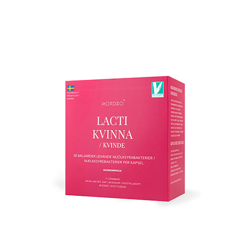 NORDBO Lactikvinde 50 Mia. | 60 kapsler fra NORDBO på Mecindo.dk