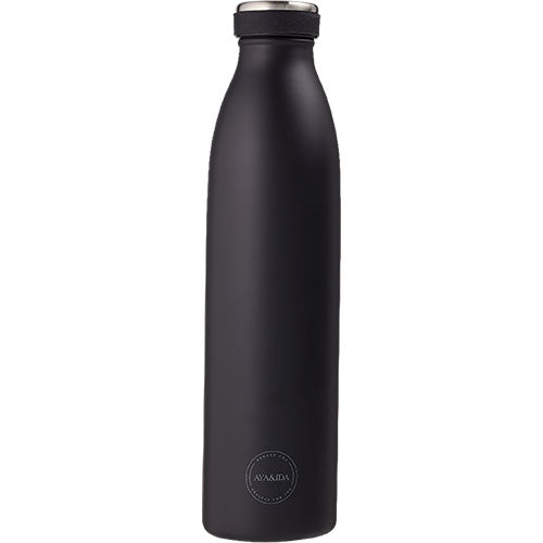 AYA&IDA Drinking Bottle 750ml | Matte Black fra AYA&IDA på Mecindo.dk