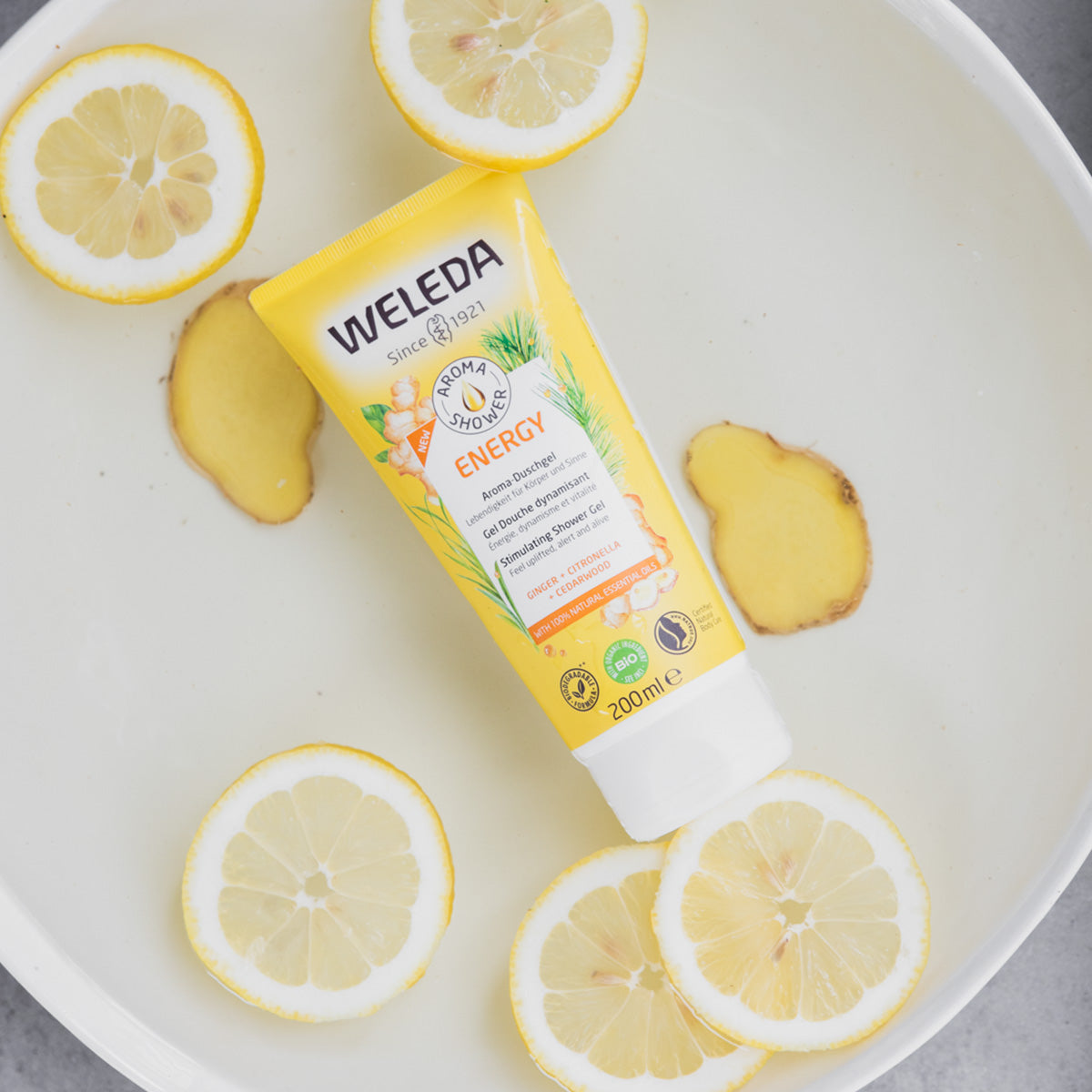 Weleda Aroma Shower Energy | 200 ml fra Weleda på Mecindo.dk