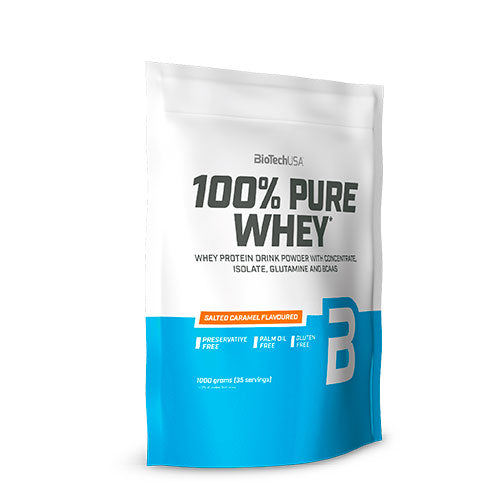 BioTechUSA 100% Pure Whey Protein Pulver (454 gr) | Salted Caramel fra BioTechUSA på Mecindo.dk