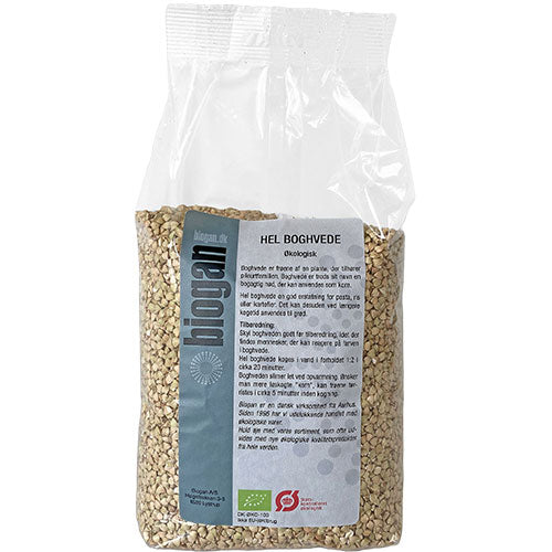 Biogan Økologisk Hel Boghvede | 1 kg fra Biogan på Mecindo.dk