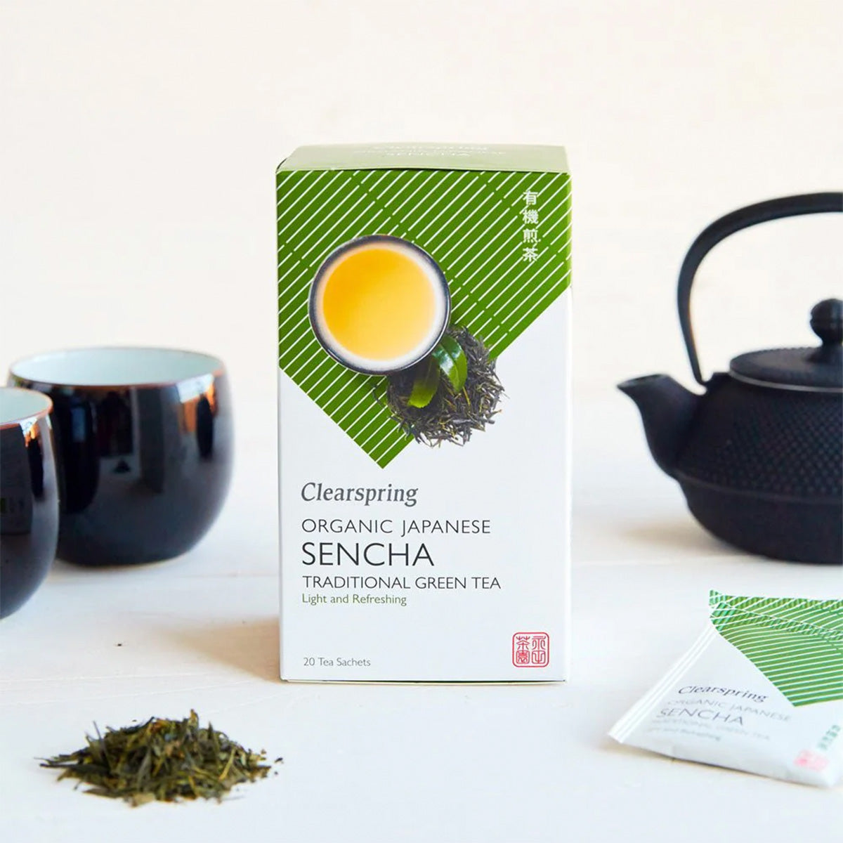 Clearspring Japansk Sencha Grøn Te Økologisk | 20 br fra Clearspring på Mecindo.dk