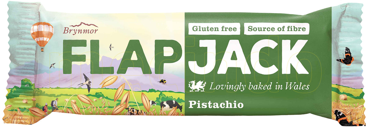 Brynmor Flapjack (80 gr) | Pistacie fra Brynmor på Mecindo.dk