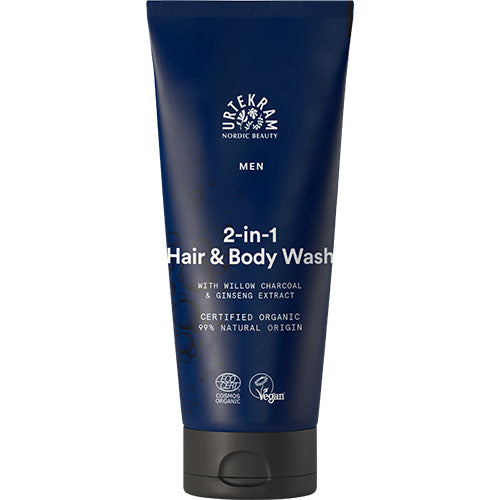 Urtekram Men 2 In1 Hair & Body Wash | 200 ml fra Urtekram på Mecindo.dk