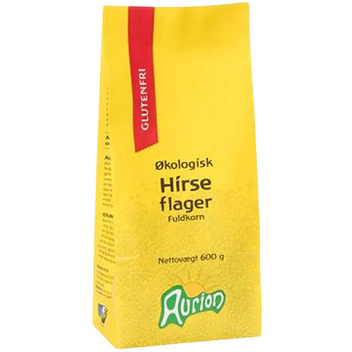 Aurion Hirseflager Økologisk | 600 gr fra Aurion på Mecindo.dk