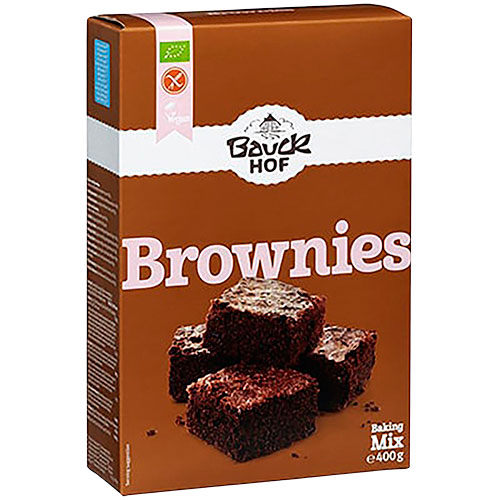 Bauckhof Brownies Mix Gl.fri Økologisk | 400 gr fra Bauckhof på Mecindo.dk
