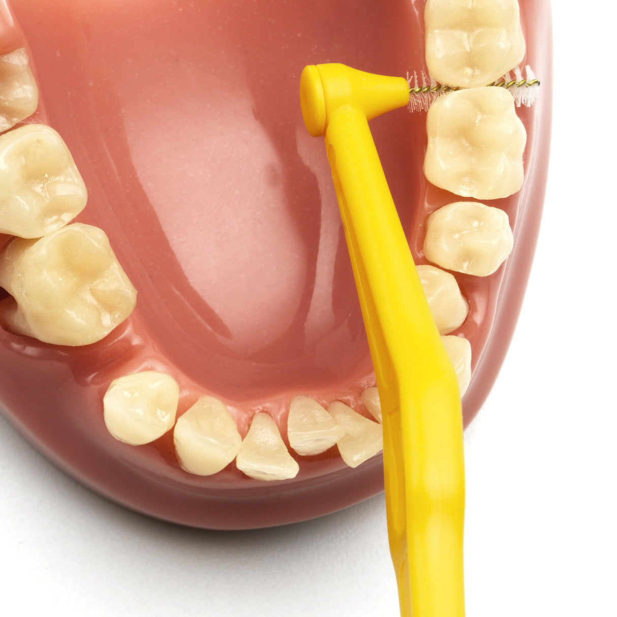 TePe Angle Mellemrumstandbørster Gul | 6 stk fra TePe på Mecindo.dk