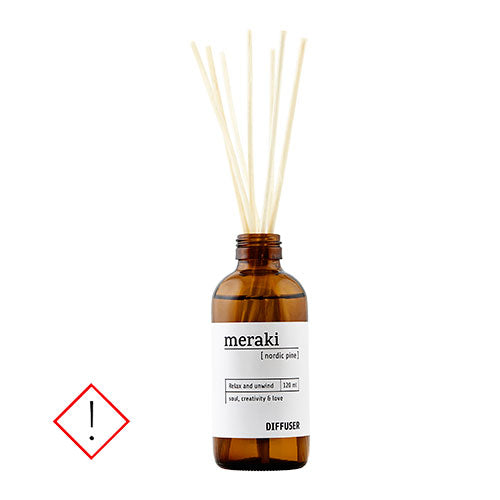Meraki Duftfrisker M. 7 Pinde, Nordic Pine | 120 ml fra Meraki på Mecindo.dk