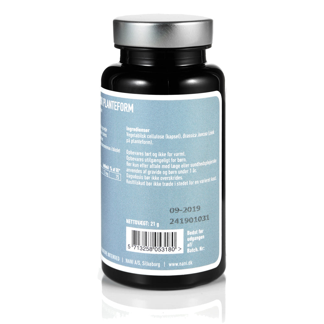 Nani Zink Food State | 60 kapsler fra Nani på Mecindo.dk