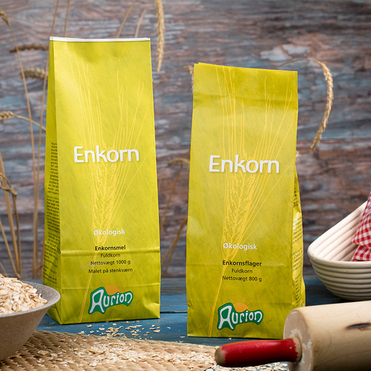 Aurion Enkornsmel Økologisk | 1 kg fra Aurion på Mecindo.dk