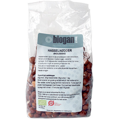 Biogan Hasselnødder Øko | 500 gr