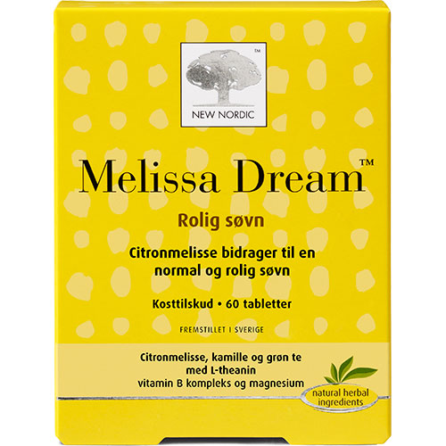 New Nordic Melissa Dream | 60 Tabl. fra New Nordic på Mecindo.dk