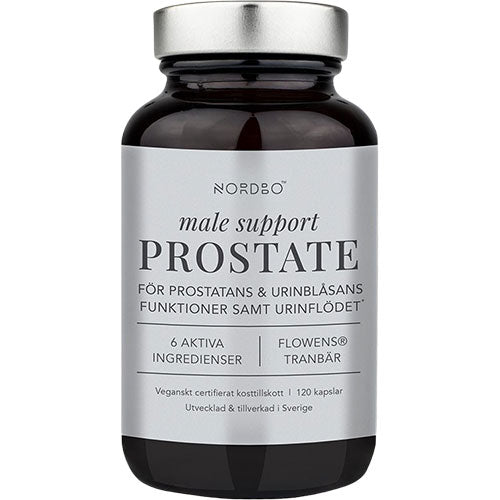 NORDBO Male Support Prostate | 120 kapsler fra NORDBO på Mecindo.dk