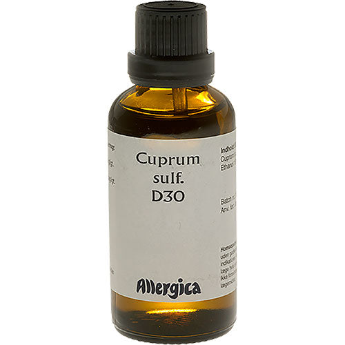Allergica Cuprum Sulf. D30 | 50 ml fra Allergica på Mecindo.dk