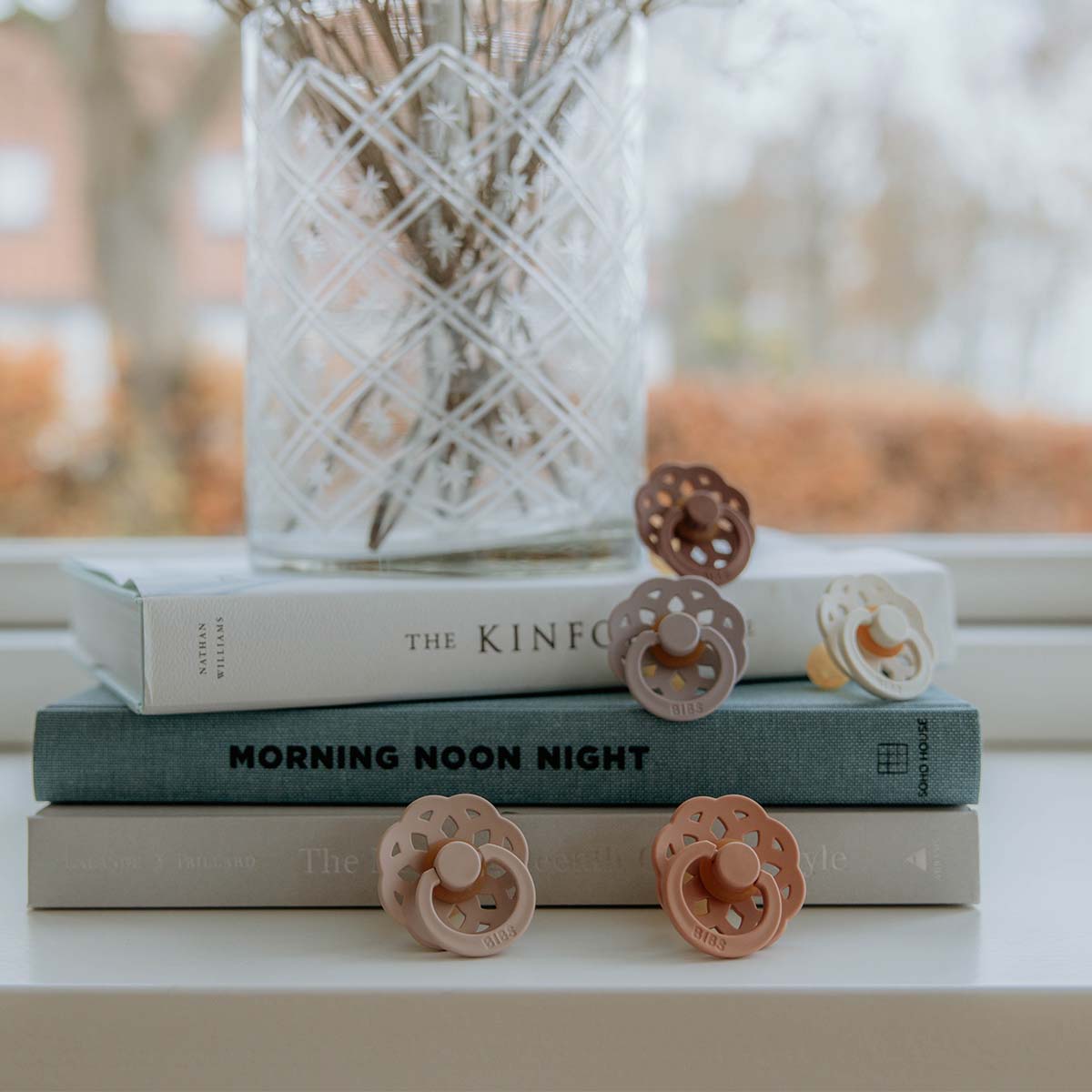 BIBS Boheme Latex Size 2 Woodchuck/Blush 2 PACK fra BIBS på Mecindo.dk