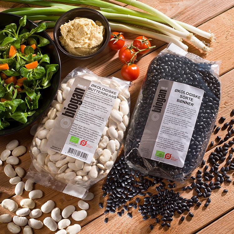 Biogan Økologiske Sorte Bønner | 1 kg fra Biogan på Mecindo.dk
