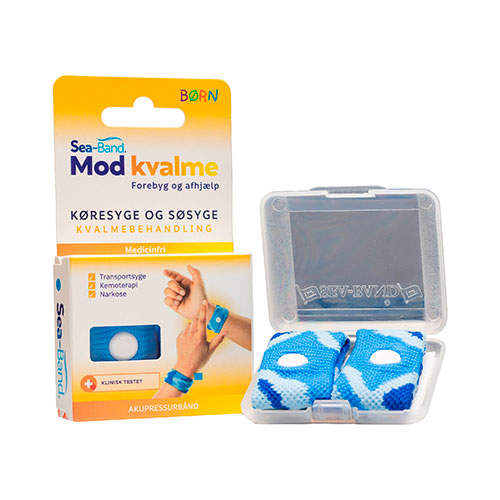 Seaband Mod Kvalme Barn Blå fra Seaband på Mecindo.dk