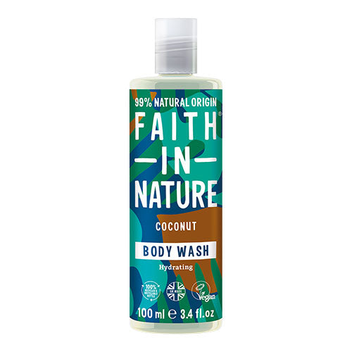 Faith in Nature Body Wash (100 ml) | Kokos fra Faith in Nature på Mecindo.dk