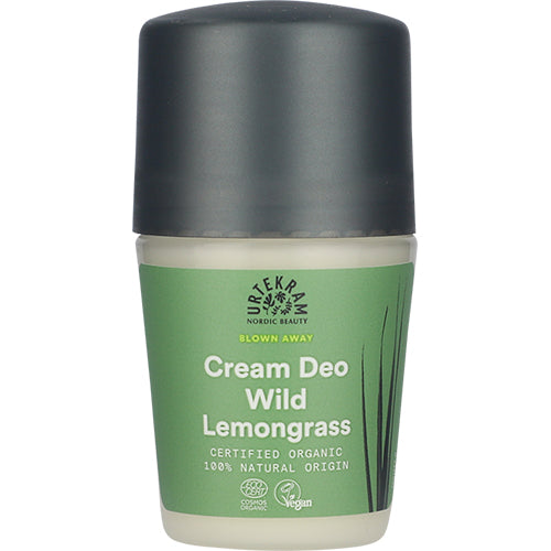 Urtekram Creme Deo Roll On Wild Lemongrass | 50 ml fra Urtekram på Mecindo.dk