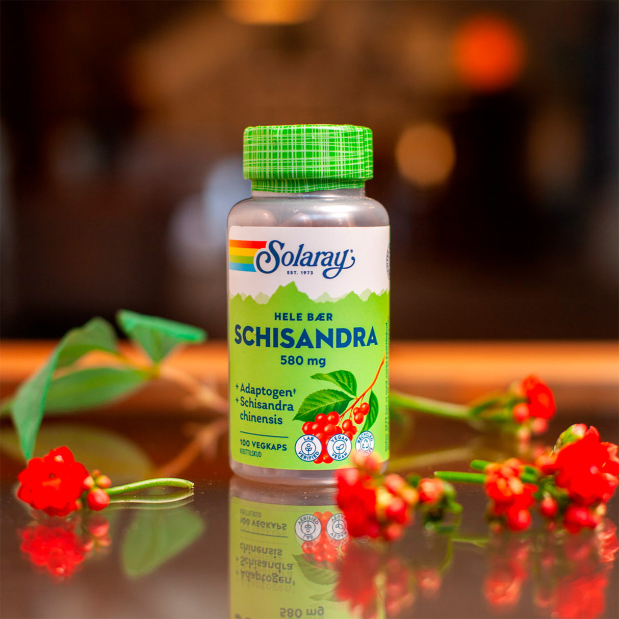 Solaray Schisandra 580 Mg | 100 kapsler fra Solaray på Mecindo.dk