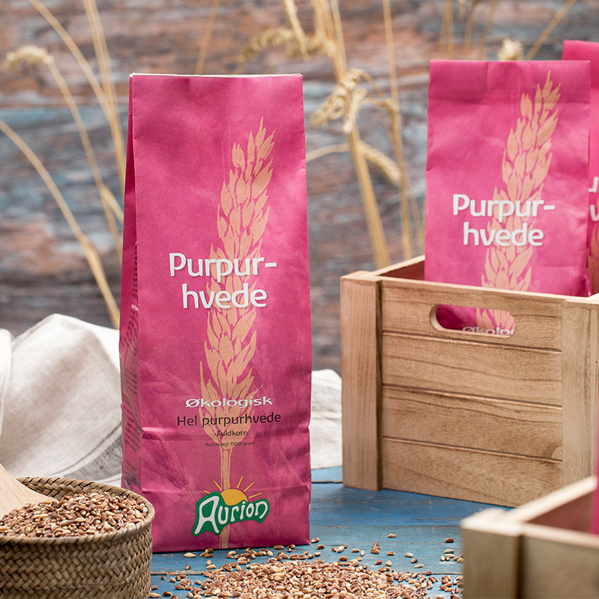 Aurion Purpurhvedemel Økologisk | 1.5 kg fra Aurion på Mecindo.dk